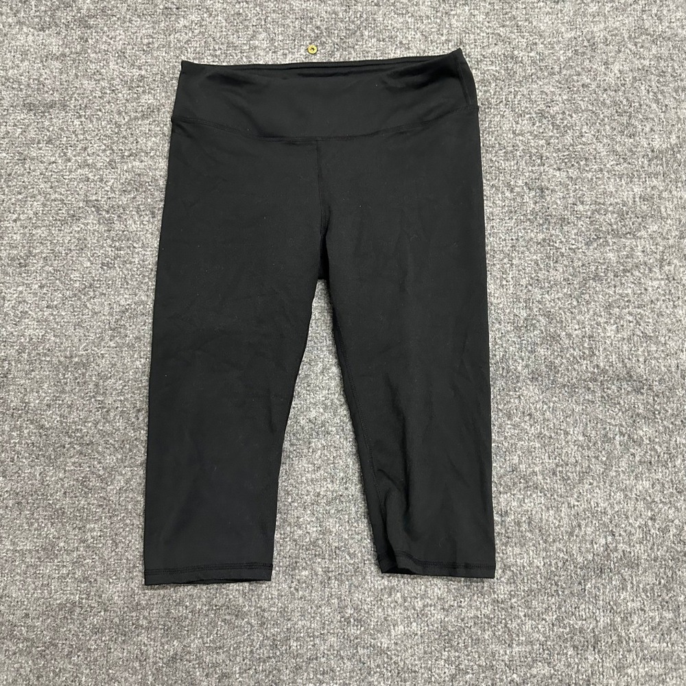 Fabletics Leggings Womens Size S Black Capri Cropped Athletic Yoga Stretch Pants